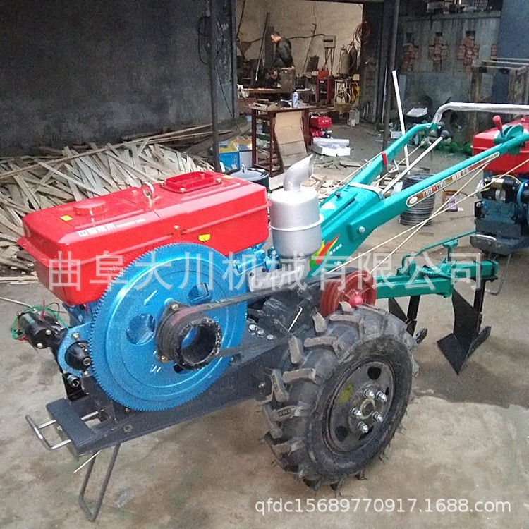 18马力旋地机电启动手扶拖拉机小型农用水田打田机山地丘陵旋地机图3