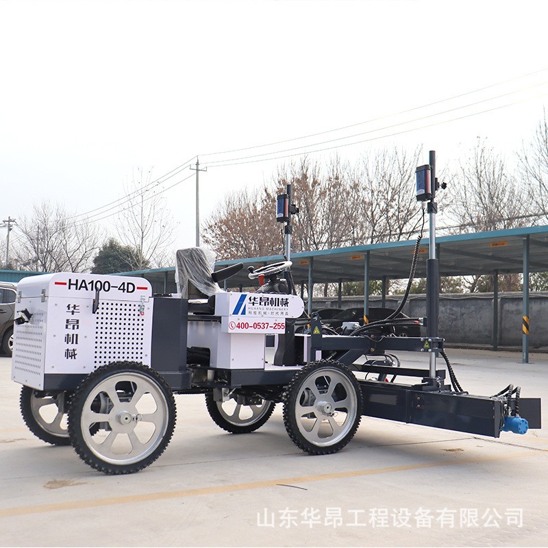 地面激光摊铺机价格 HA100-4混凝土四轮摊铺机 座驾式激光整平机图4