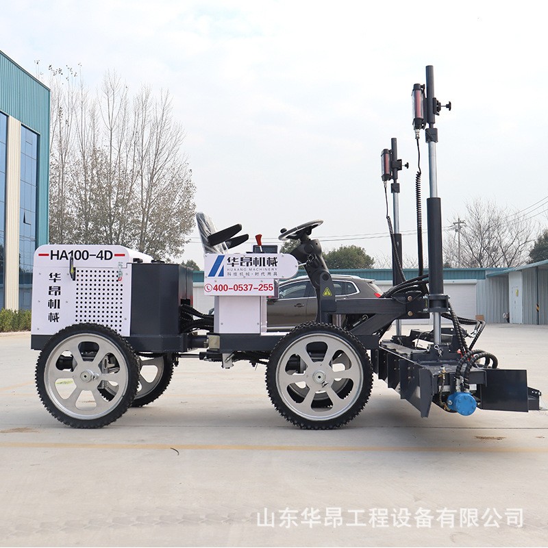 地面激光摊铺机价格 HA100-4混凝土四轮摊铺机 座驾式激光整平机图3