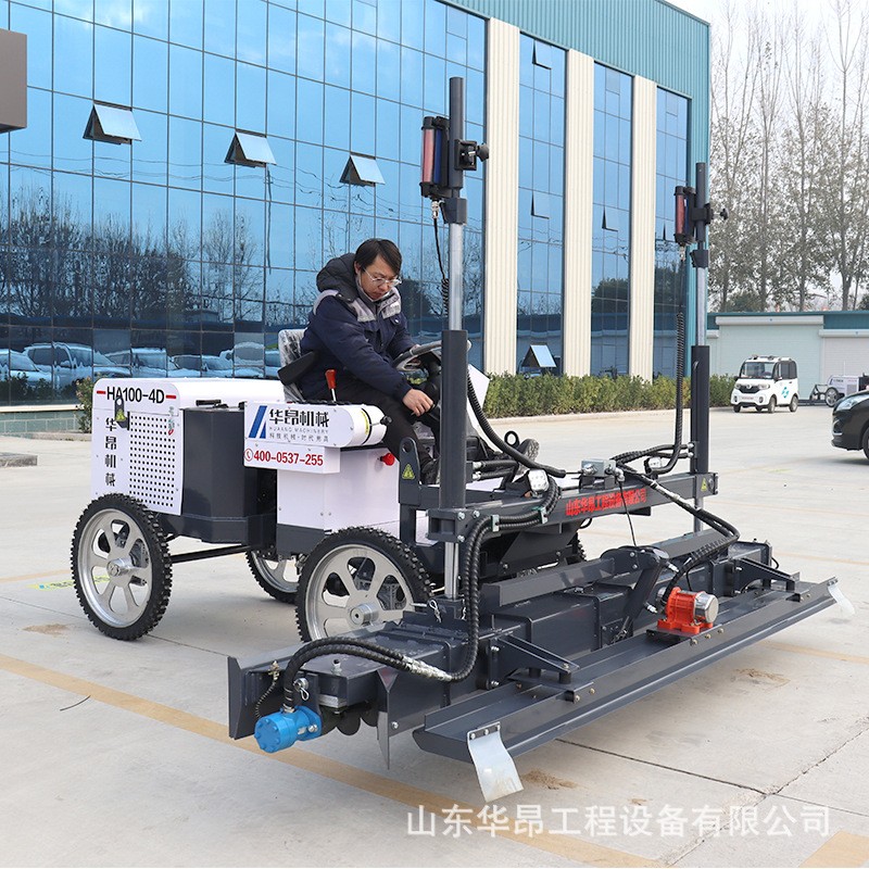 地面激光摊铺机价格 HA100-4混凝土四轮摊铺机 座驾式激光整平机图2