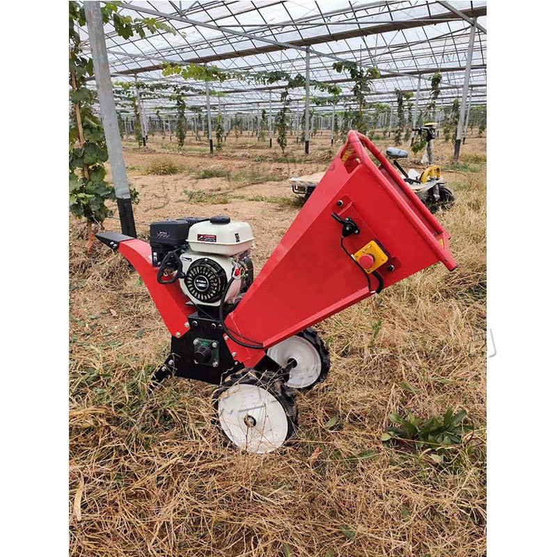 农作物秸秆稻草汽油碎料机 园林树枝粉碎机 家用树枝树杈打碎机图3