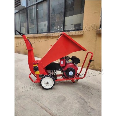 农作物秸秆稻草汽油碎料机 园林树枝粉碎机 家用树枝树杈打碎机