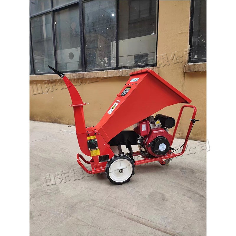 农作物秸秆稻草汽油碎料机 园林树枝粉碎机 家用树枝树杈打碎机图4