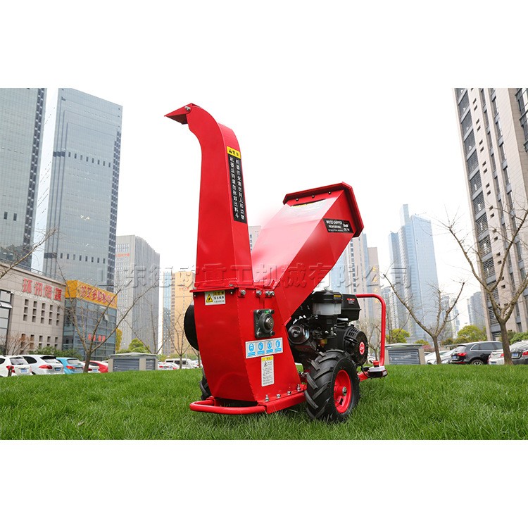 卧式树枝树叶粉碎机 农作物秸秆稻草打碎还田机 园林伐木碎料机图3