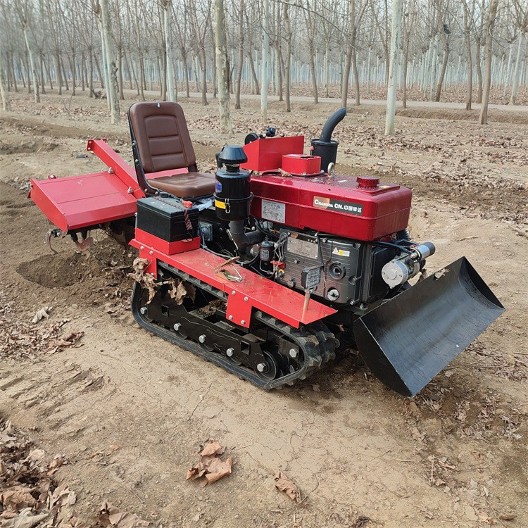 小型微耕机 大棚履带式多功能开沟起垄旋耕机 山地农用打田耕地机图3