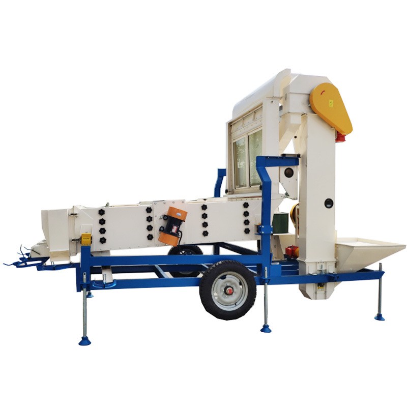 移动式风筛清选机 种子精选机 粮食清粮机 去除物料中大小杂轻杂图3