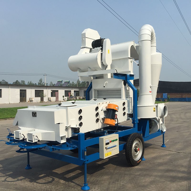 麦种精选机 风筛清选机 带小麦脱壳机去除麦馀子，大杂小杂轻杂图4