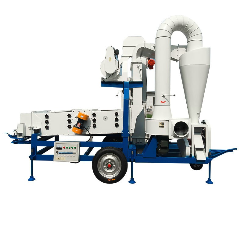 麦种精选机 风筛清选机 带小麦脱壳机去除麦馀子，大杂小杂轻杂图5