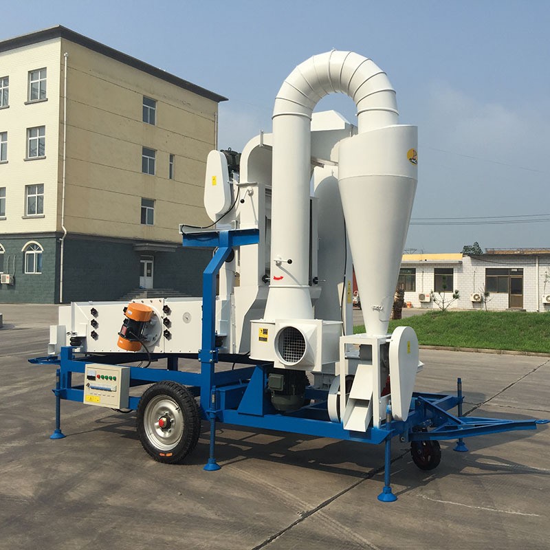 麦种精选机 风筛清选机 带小麦脱壳机去除麦馀子，大杂小杂轻杂图2