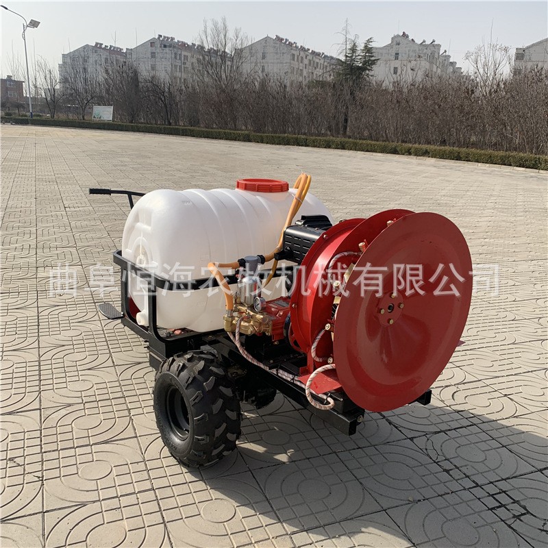 杏树杀虫喷雾打药车 果园可乘式风送打药机 摩托三轮车带喷雾机图4