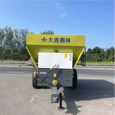 厂家供应雨林牌9吨大田农用撒粪车 有机肥撒肥机 有机肥施肥机