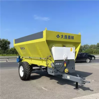 厂家供应雨林牌9吨大田农用撒粪车 有机肥撒肥机 有机肥施肥机图4
