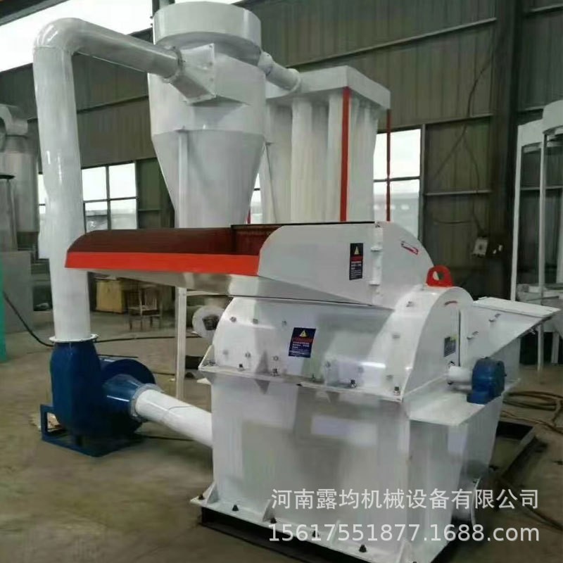 新型木工刨花机 大型全自动木材粉碎机 移动式木材锯末粉碎机图3