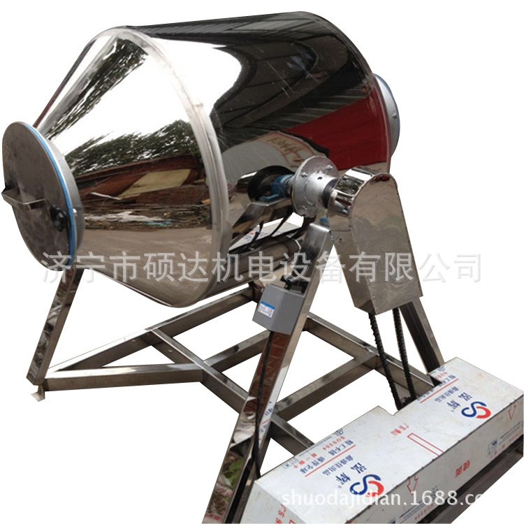 腰鼓式搅拌机30-200公斤不锈钢化工粉料混参机固液360度拌料机图5