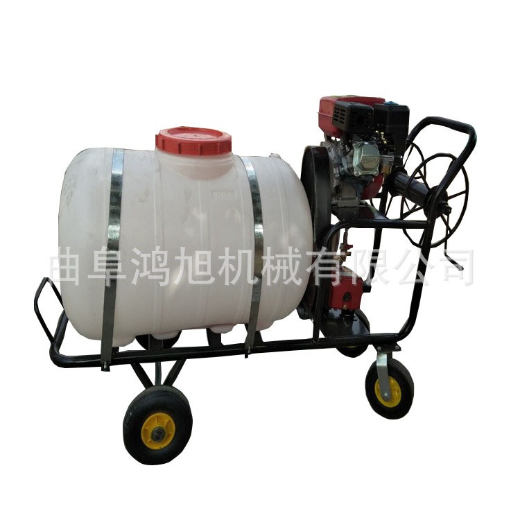 汽油手推式喷雾器 电动果园杀虫机 大棚拉管式喷药机图5