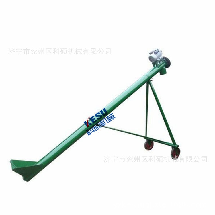 不锈钢输送机 螺旋蛟龙自动喂料机粮食上料提升机图5