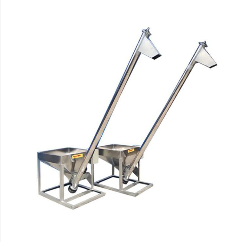 不锈钢螺旋提升机 全自动喂料机饲料颗粒输送机腻子粉上料提升机图5