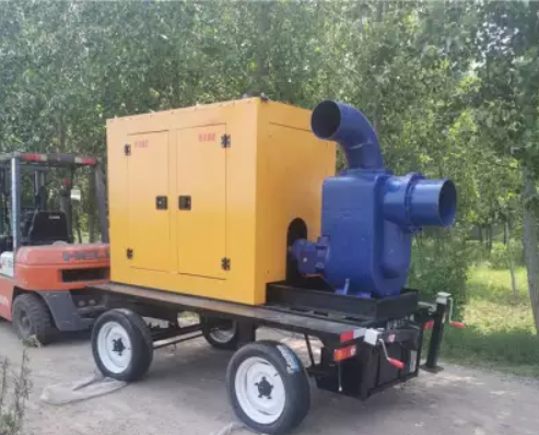 防汛抗旱移动式泵车 高扬程拖车款喷灌泵 农田灌溉河道排水大流量抽水机