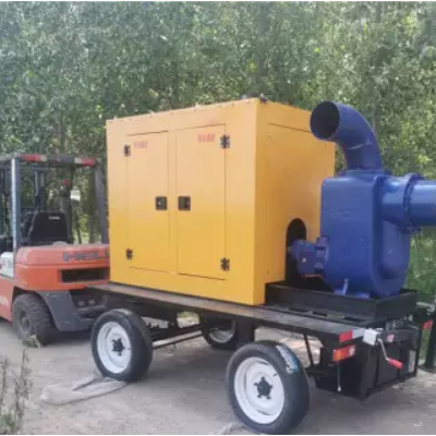 防汛抗旱移动式泵车 高扬程拖车款喷灌泵 农田灌溉河道排水大流量抽水机图2