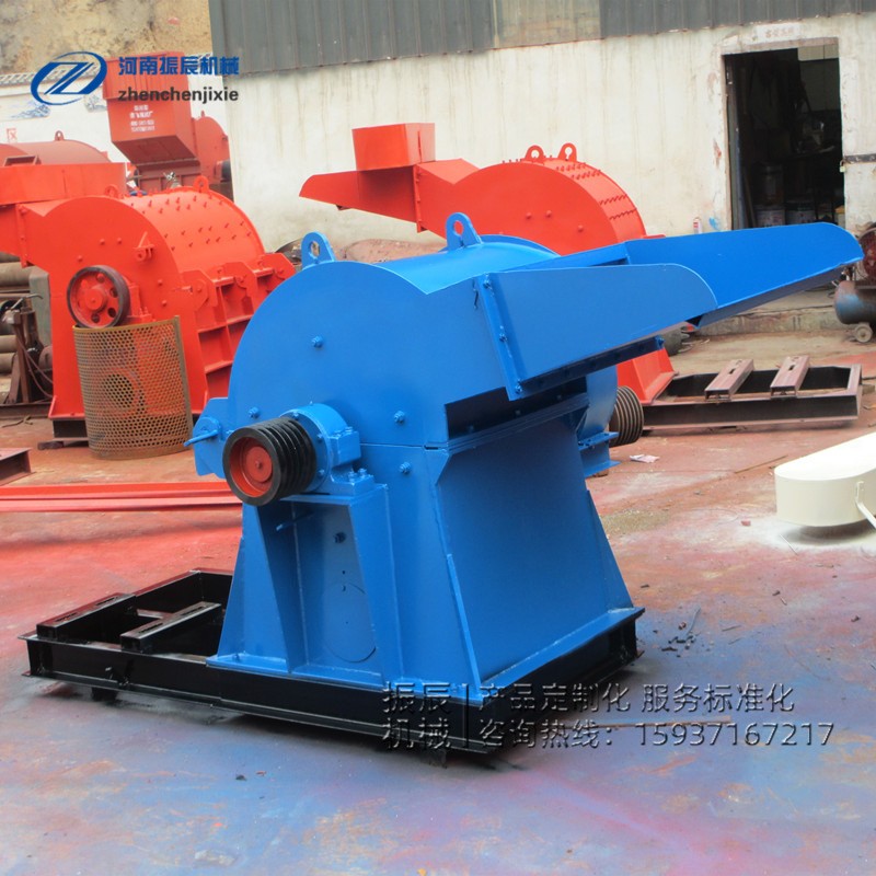 粗细可调木材粉碎机 小型自动进料树枝粉碎机 矿恒杉木木材粉碎机图4