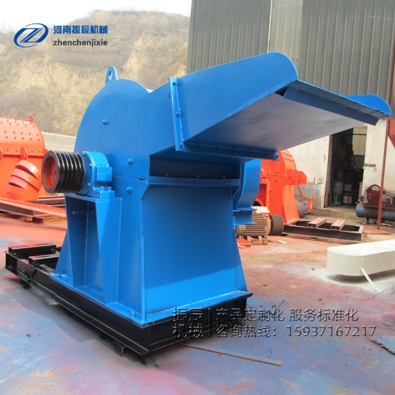 粗细可调木材粉碎机 小型自动进料树枝粉碎机 矿恒杉木木材粉碎机图2