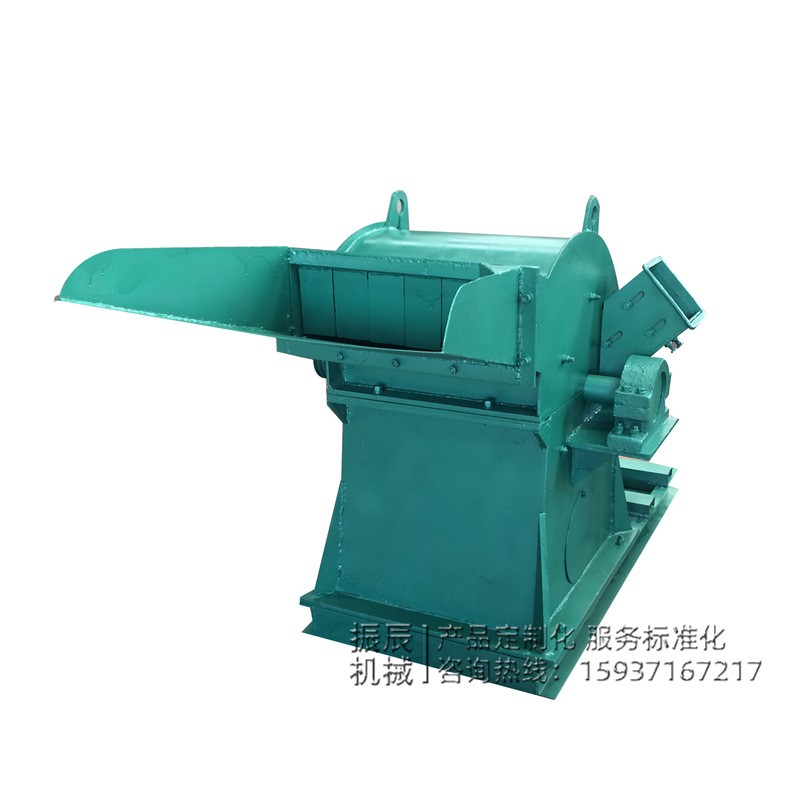 粗细可调木材粉碎机 小型自动进料树枝粉碎机 矿恒杉木木材粉碎机图5