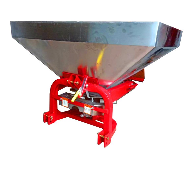 供应四轮拖拉机后悬挂式CDR-600型不锈钢撒肥机 小型颗粒肥撒播机图5