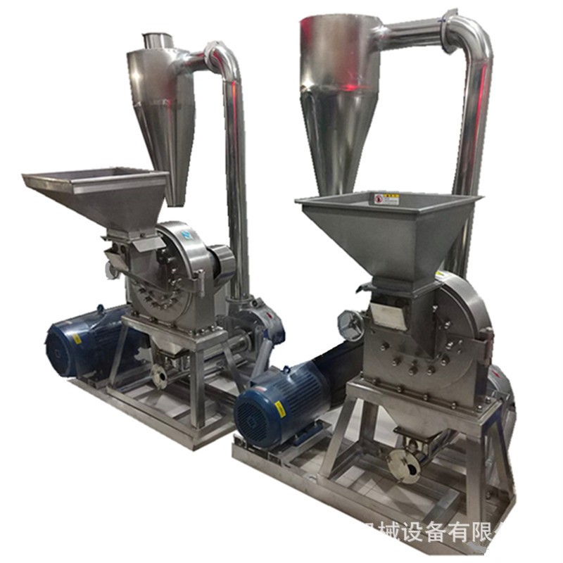 供应不锈钢菌菇 魔芋 山药超细粉碎机 304不锈钢孜然 桂皮磨粉机图5