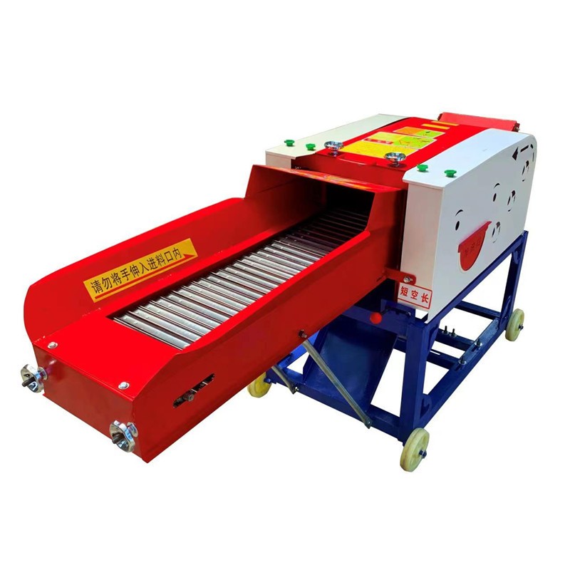 供应小型秸秆铡草柔丝机移动式家用养殖饲料粉碎机图5