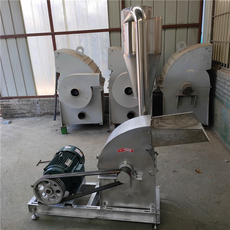 304不锈钢锤片式粉碎机 五谷杂粮蔬菜粉碎打浆机图4