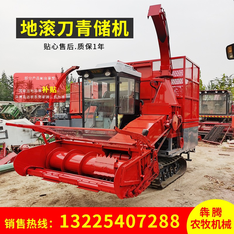 全自动自走式青储机 供应玉米茎穗兼收收割机 青储玉米回收机图2