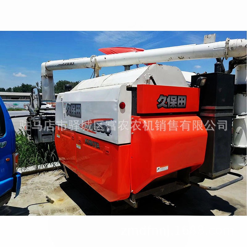 2017年二手久保田688Q大粮仓履带式水稻小麦油菜联合收割机图3