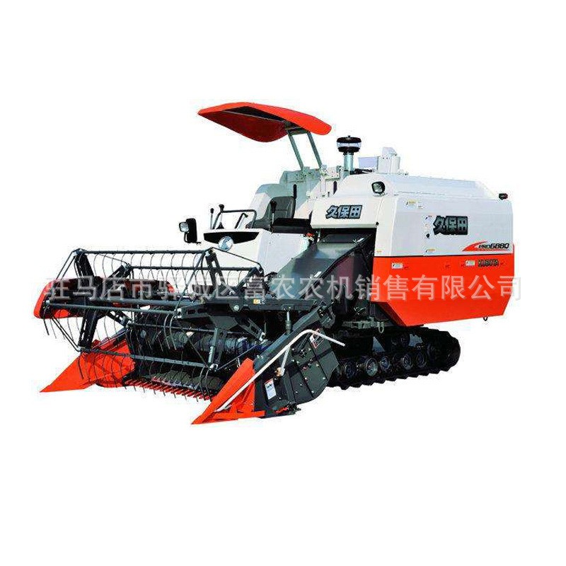 2017年二手久保田688Q大粮仓履带式水稻小麦油菜联合收割机图5