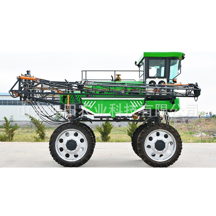 自走式旱田喷雾机 高地隙喷杆水田打药机打药施肥两用机 厂家