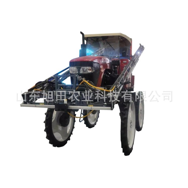 无人驾驶喷杆喷雾机 四轮高低架喷雾机 汽油动力宽幅喷杆打药机图4