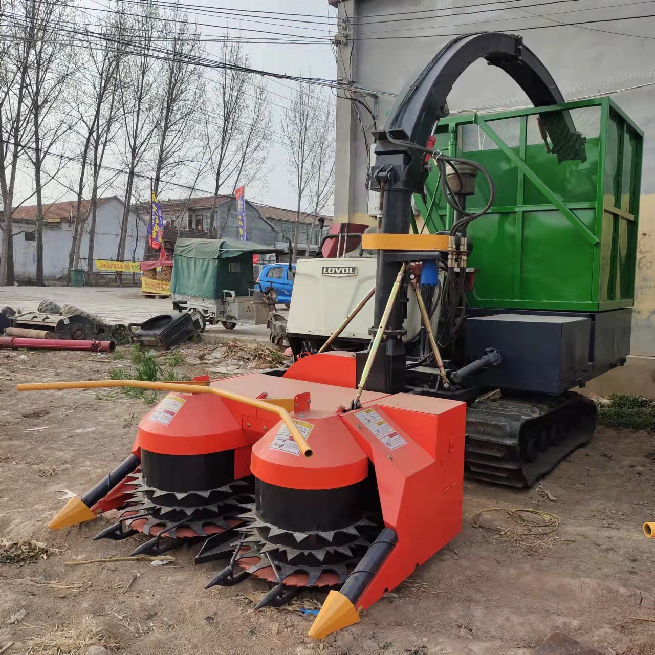 小型牧草燕麦低矮青饲料收获机 背负式玉米秸秆青储机 鸿磊机械