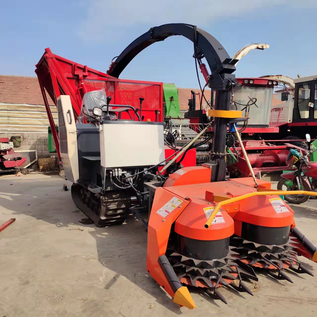 小型牧草燕麦低矮青饲料收获机 背负式玉米秸秆青储机 鸿磊机械图2