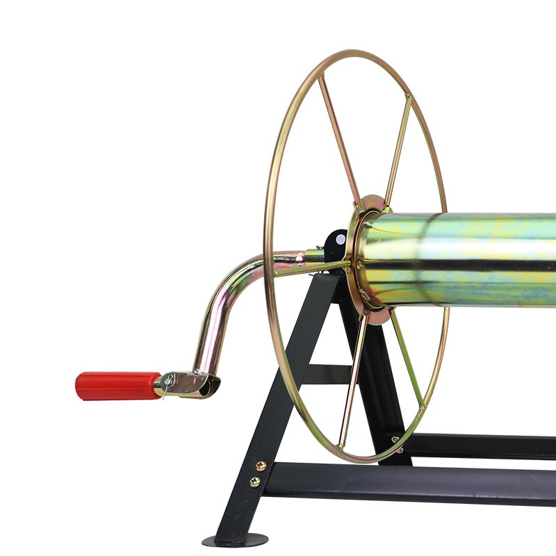 农用打药机高压喷雾管绕管机卷管机器收摇胶管架子加厚绕管车100m图4