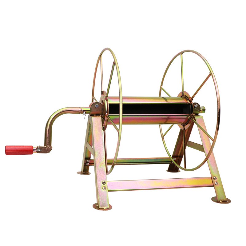 农用打药机高压喷雾管绕管机卷管机器收摇胶管架子加厚绕管车100m图5