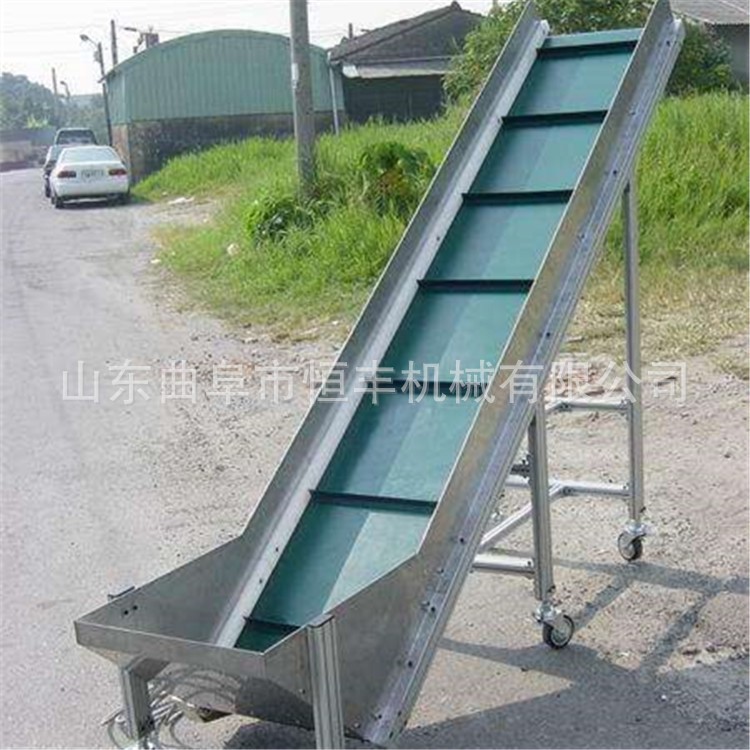 黑龙江爬坡式皮带输送机 来图定制皮带输送机 免费设计带式输送机图3