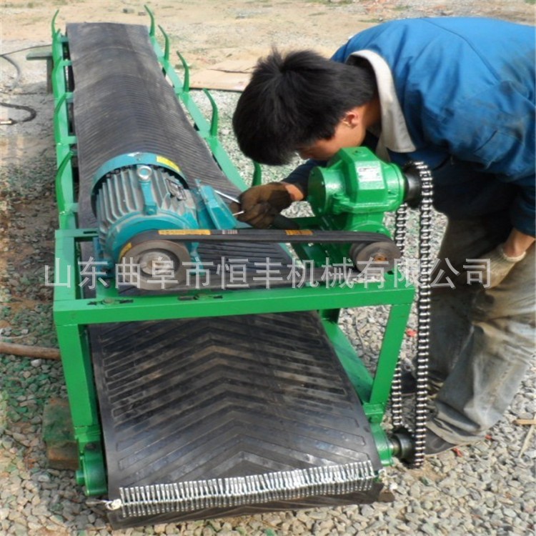 黑龙江爬坡式皮带输送机 来图定制皮带输送机 免费设计带式输送机图2