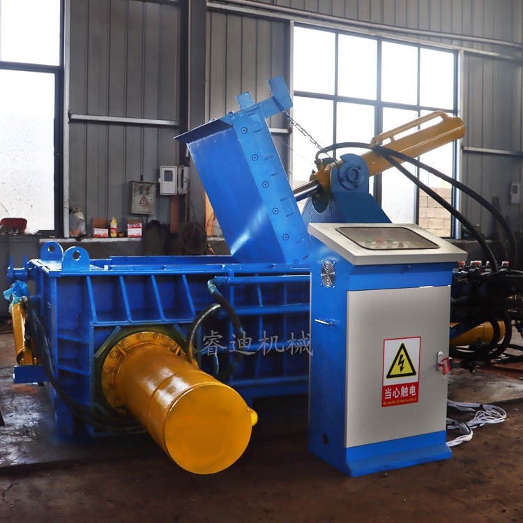 废铝打包铝沫打包压块机 磨床铝削压块机 车床下脚料钢刨花压块机图2