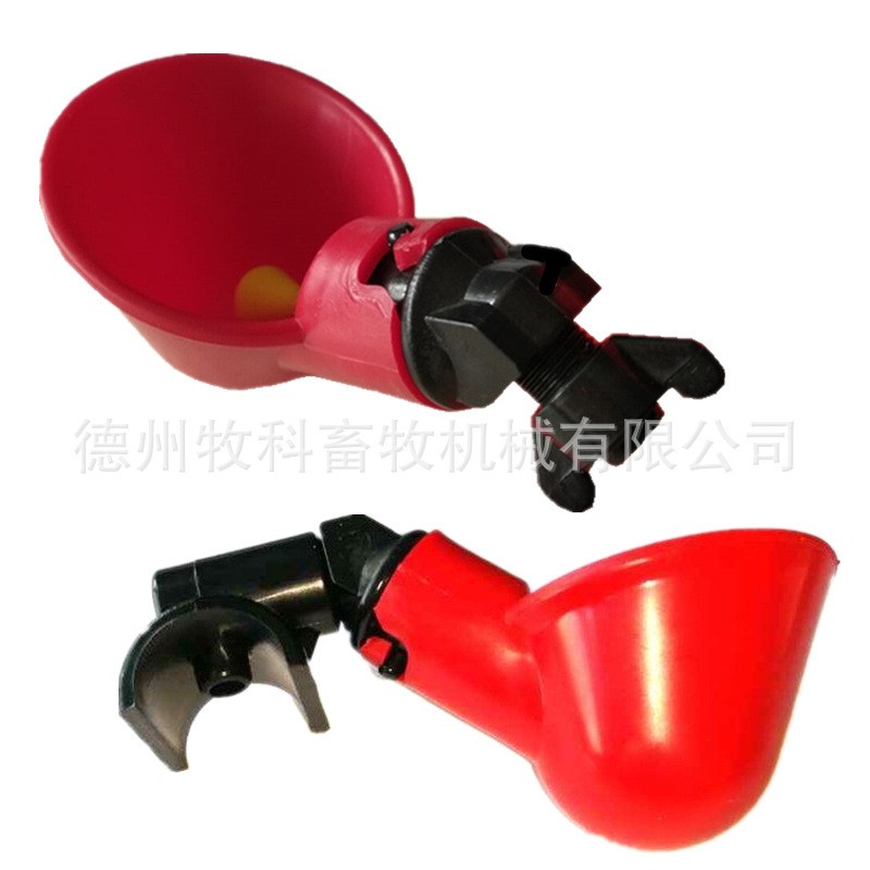 鹌鹑鸽鸟用加厚饮水碗出口品质鸡用自动碗式饮水器小鸟雏鸡饮水杯