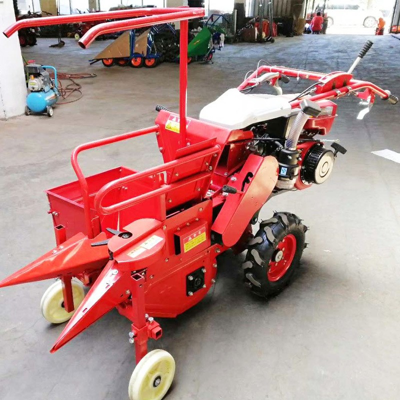 玉米收割摘穗机农业机械 苞谷收割机 手扶式收玉米机图3