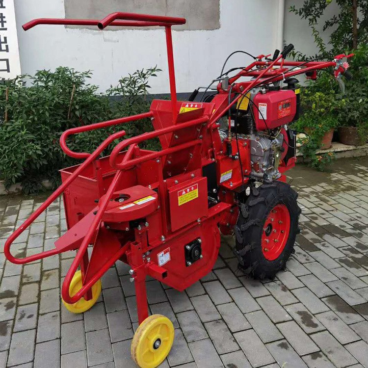 玉米收割摘穗机农业机械 苞谷收割机 手扶式收玉米机图2