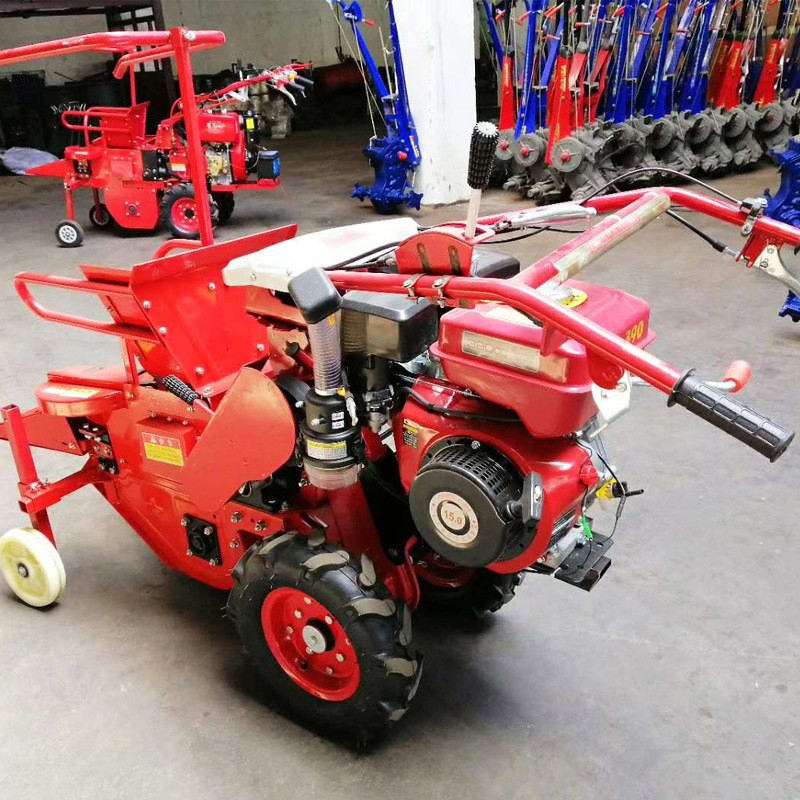 单垄收棒子机 秸秆粉碎 山区用小型手扶式单行收玉米机掰玉米机图2