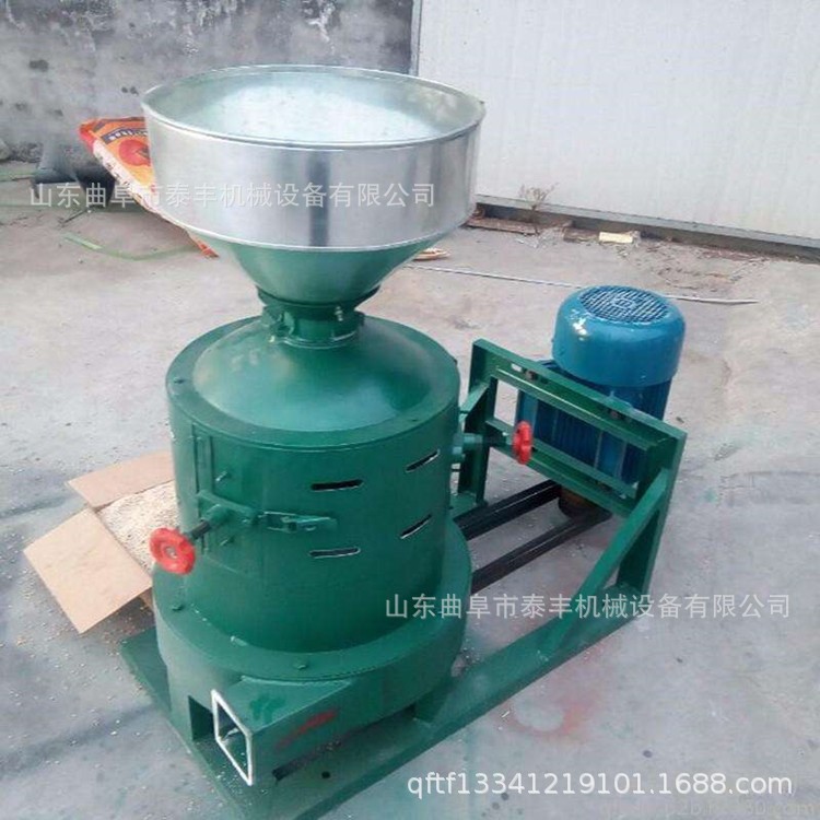 立式砂辊稻谷脱皮碾米机 三相电谷物脱壳碾米机 黄豆小麦脱皮机图3