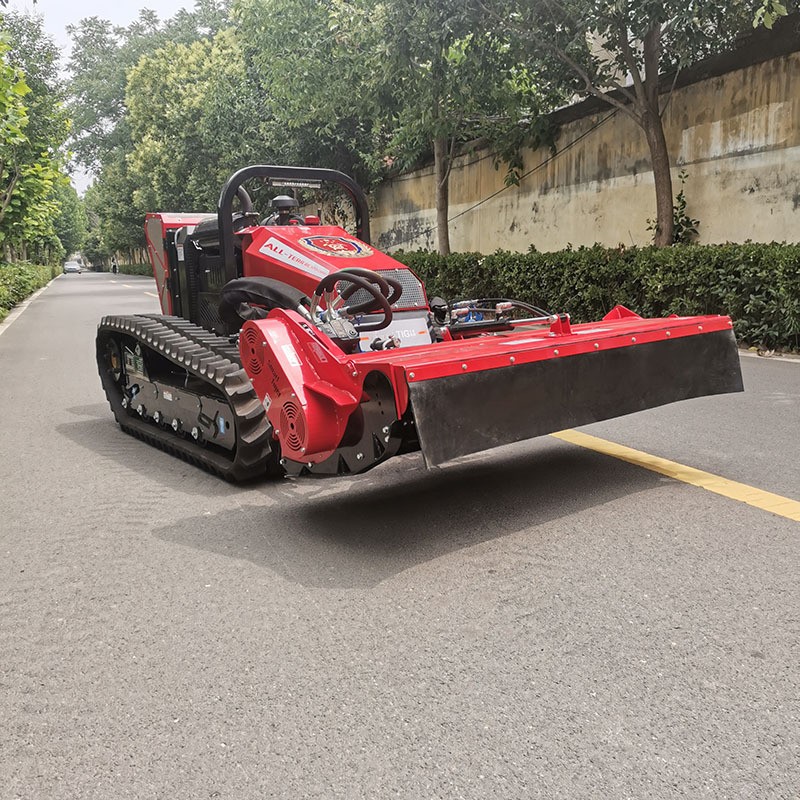 全地形遥控砍荒机高速公路履带护坡垦荒机 遥控60度拓荒设备图2