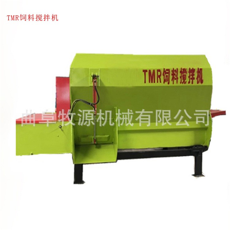 全混合日粮饲料搅拌机厂家 5立方草块粉碎搅拌机价格图5