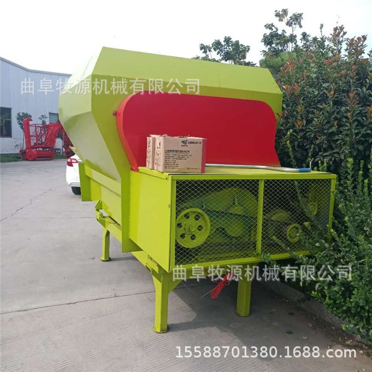 全混合日粮饲料搅拌机厂家 浙江养殖场饲料粉碎搅拌一体机价格图4